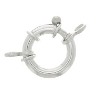 Fermoir Bouée pour bracelet ou collier 17 mm - Argent 925 x1|raw }}