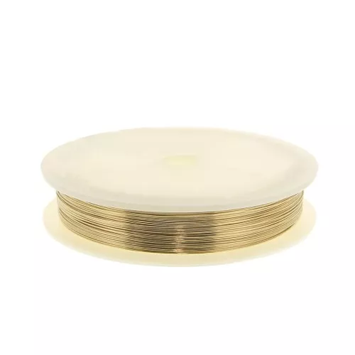 Fil dur 0.5 mm en Gold filled (or laminé) x10 m