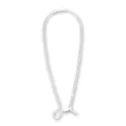 Boucles d'oreilles crochets dormeuses 48 mm en Argent 925 x2