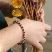 Intercalaire 2 trous - Halo Beads pour SuperDuo - 8x5.5 mm - Bronze x1