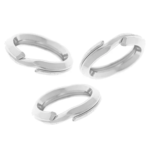 Anneaux doubles 6x0.7 mm - Argent 925 x10