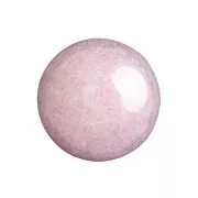 Cabochon rond en verre par Puca® 18 mm - Opaque Light Rose Ceramic Look x1