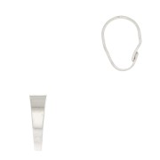 Attache pendentif 10.5 mm - Placage Argent fin vieilli x1|raw }}