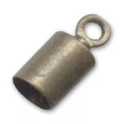 Embouts pour cordon 4 mm bronze x4