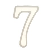 Moule silicone pour réaliser le chiffre 7 en résine 42x21 mm x1