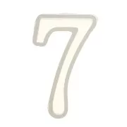 Moule silicone pour réaliser le chiffre 7 en résine 42x21 mm x1