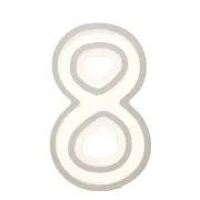 Moule silicone pour réaliser le chiffre 8 en résine 40x23 mm x1