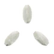 Perles olive diamantées 5x3 mm argenté x10|raw }}