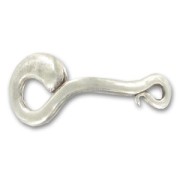 Intercalaire pour bracelet 74x22 mm Placage Argent fin vieilli x1