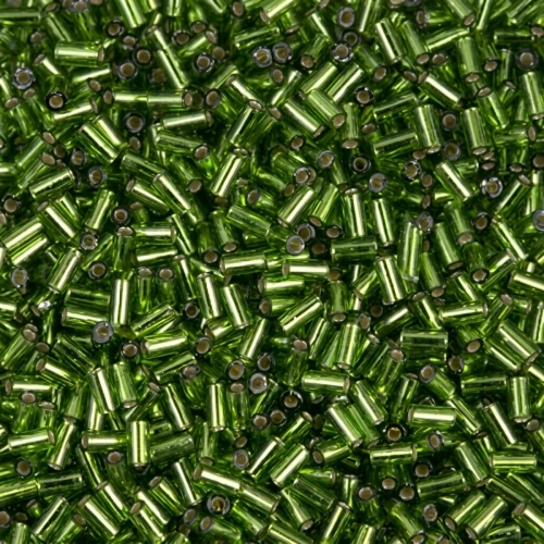 Bugles Miyuki 3 mm BGL1-026 - Silver Lined Olive x10g