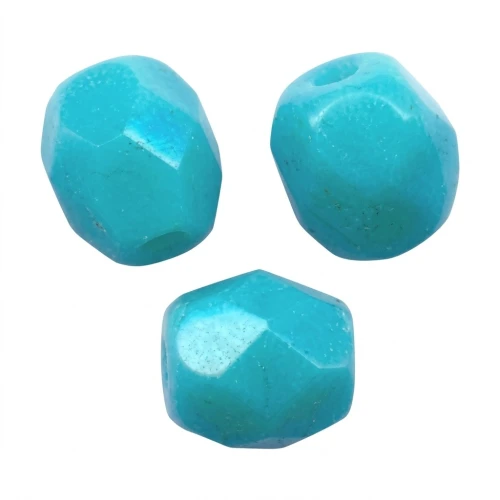 Facettes 2 mm - Opaque Turquoise x50