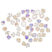 Mix de Toupies en cristal PureCrystal 5328 3 mm - Blanc x50|raw }}