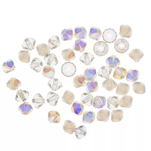 Mix de Toupies en cristal PureCrystal 5328 3 mm - Blanc x50