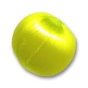 Perles satin 14 mm Jaune Fluo x4|raw }}