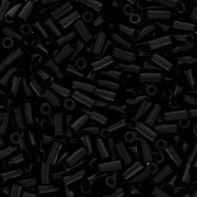 Bugles Toho 3 mm TB-01-49 - Opaque Jet x10g
