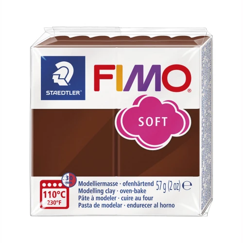 Pâte Fimo Soft 57gr Chocolat (n°75)