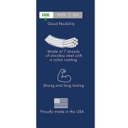 Fil Cablé 7 brins 0.30 mm - Beadalon - Acier x31 m