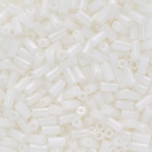 Bugles Toho 3 mm TB-01-121 - Opaque White Luster x10g