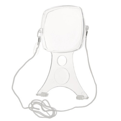 Loupe carrée mains libres - Transparente x1