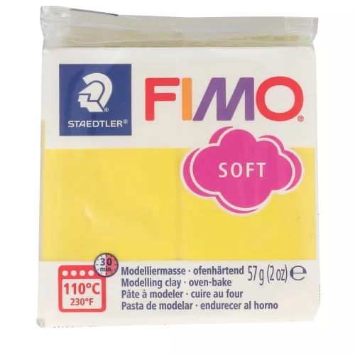 Pâte Fimo Soft 57gr Citron (n°10)
