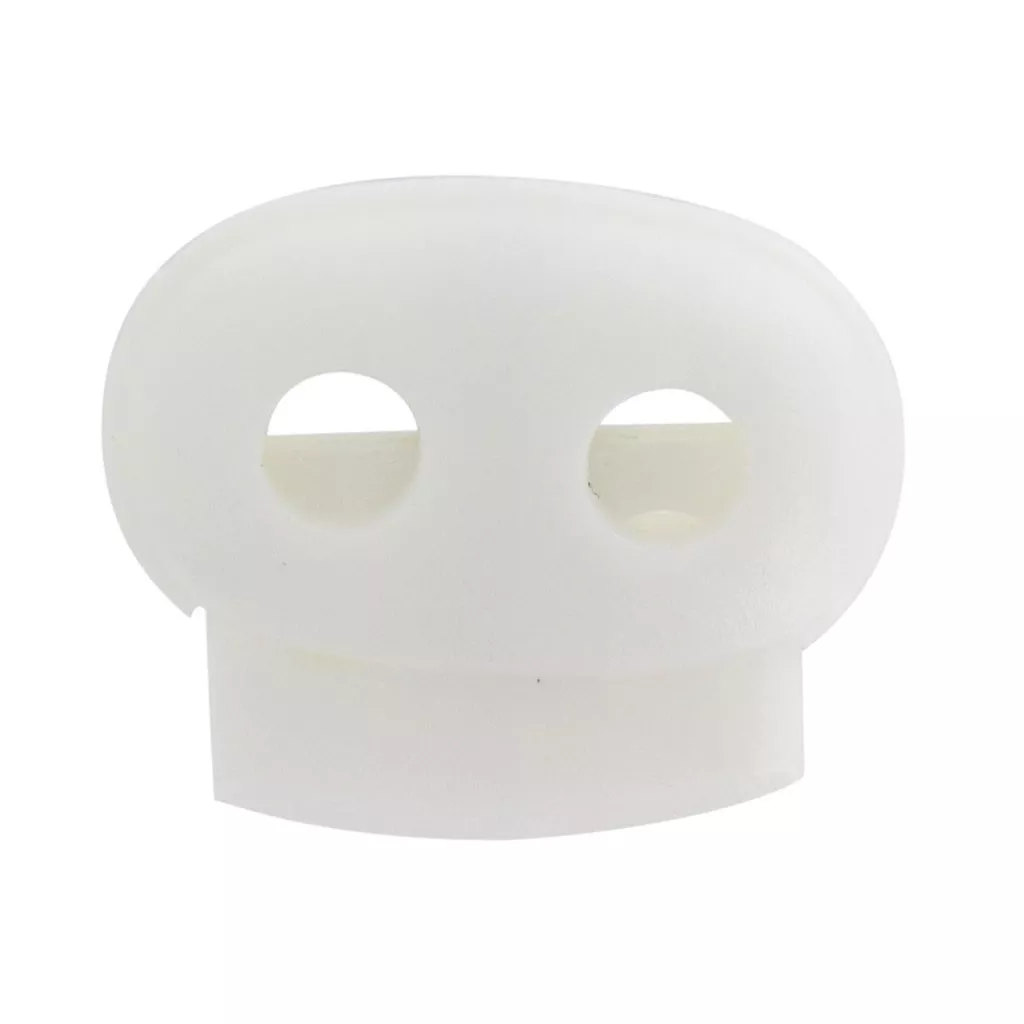 Bloque-cordons Carrés à Ressort - Lot De 12, Blanc, Ouverture 10 Mm, Pour Vêtements Et Sacs - 5