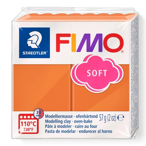 Pâte Fimo Soft 57gr Cognac (76)