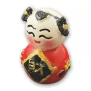 Figurine chinoise 30 mm Rouge x1