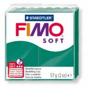Pâte Fimo Soft 57gr Emeraude (n°56)