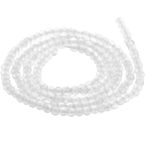 Perles rondes 2 mm pierre gemme - Pierre de Lune x39cm