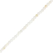 Perles rondes 2 mm - Nacre blanche x38cm|raw }}