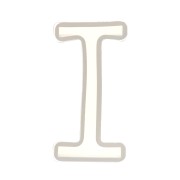 Moule silicone pour réaliser la lettre I en résine 40x18 mm x1