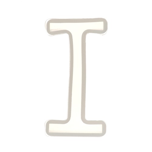 Moule silicone pour réaliser la lettre I en résine 40x18 mm x1