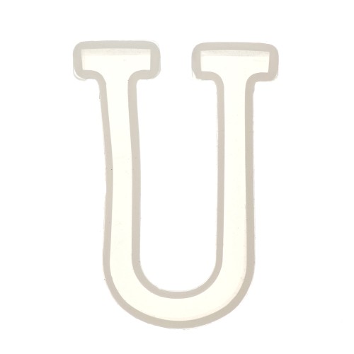 Moule silicone pour réaliser la lettre U en résine 40x25 mm x1