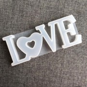 Moule silicone pour réaliser LOVE en résine 8x20.5 cm x1