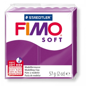 Pâte Fimo Soft 57gr Pourpre (n°61)