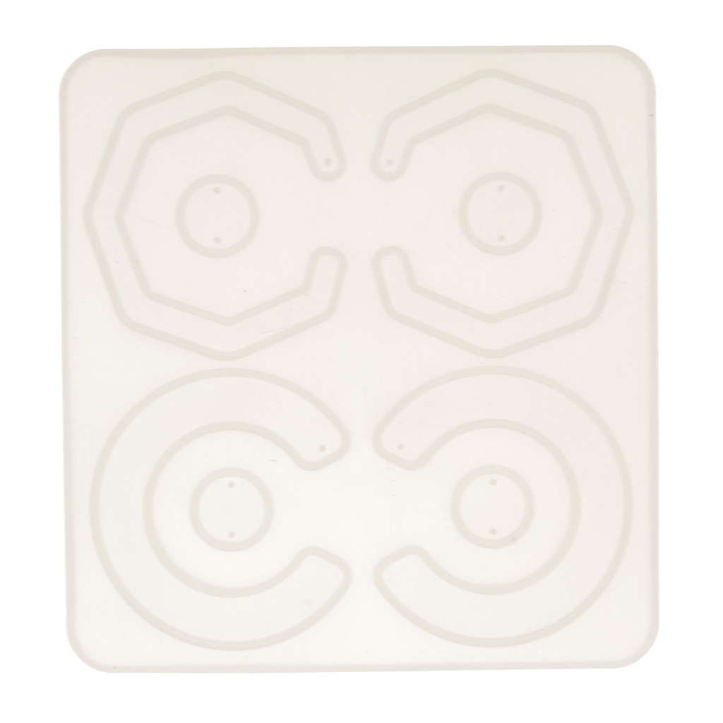 Lot De 8 Paires De Supports Pour Boucles D'oreilles En Silicone - Transparents, Hypoallergéniques, Pour Gros Clous