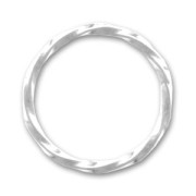 Anneau 21 mm argenté  x1