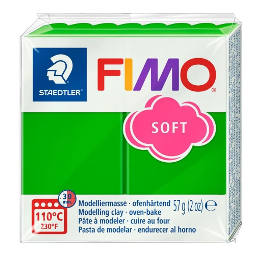 Pâte Fimo Soft 57gr Vert tropical (n°53)