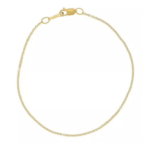 Bracelet maille Forçat 1.2 mm en  Gold filled (or laminé)  x18 cm