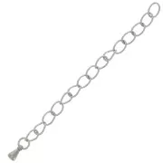 Chainette d'extension maille Rombo 70 mm - Acier inoxydable 304 x100