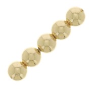Perles rondes 4 mm Gold filled light (or laminé) x10