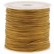 Fil de jade - Fil nylon tressé 0.8 mm - Antique Gold x50m