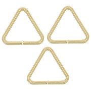 Anneaux ouverts triangulaires 7.6x0.7 mm en Gold filled (or laminé)  x5|raw }}