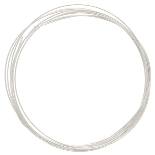 Fil dur - écroui - Argent 925 rond 0.5 mm x1m
