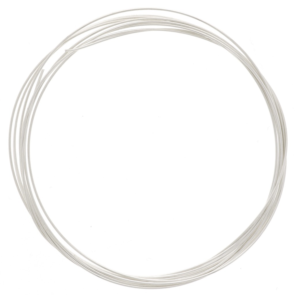 Fil En Argent 1pc, 0,3-2 Mm Dur Solide Rond 925 Fil De