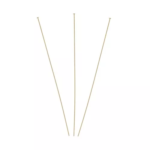 Clous tête plate 63x0.35 mm - Gold filled (or laminé) x10