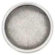 Poussoir rond pour cabochon fond plat 12 mm et lacet 10 mm - Placage Argent fin vieilli x1