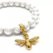 Anneau attache breloque 9.5 mm en Argent 925 Rhodié Noir x1