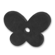 Papillon en céramique 22x30 mm Noir mat x1|raw }}