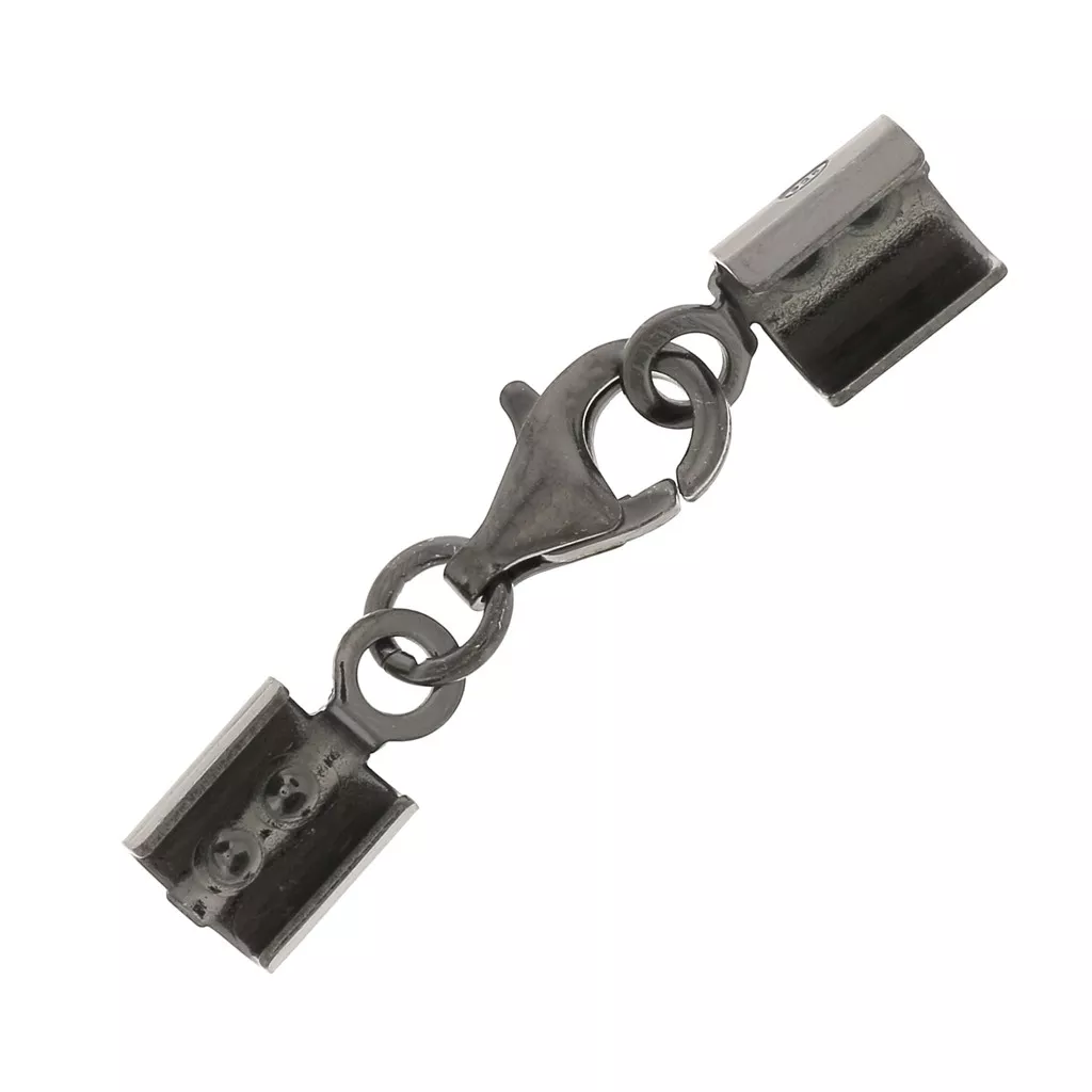 Fermoir Mousqueton Argent 925/000 Stella - 17 Mm X 6 Mm - Bijouterie De Qualité